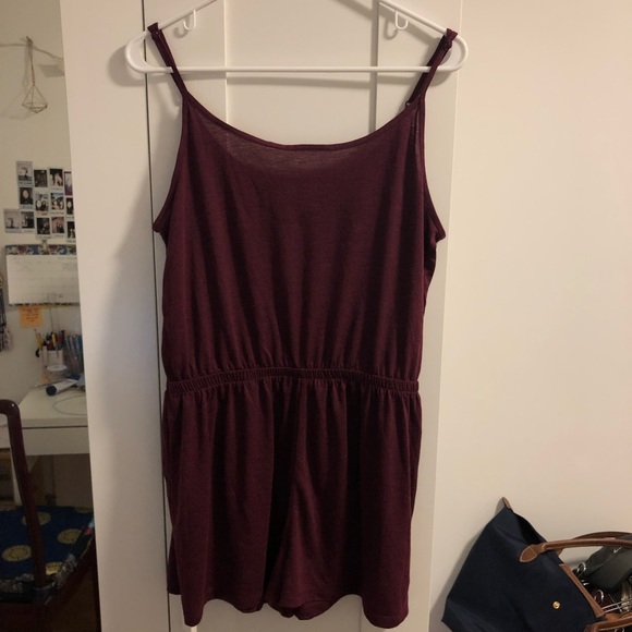 H&M Maroon Romper - Picture 6 of 8